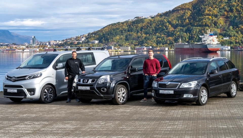 F. v.: Kevin Jakobsen og Jørgen-Tobias Michaelsen - henholdsvis eier og daglig leder i Alt i Alt AS.