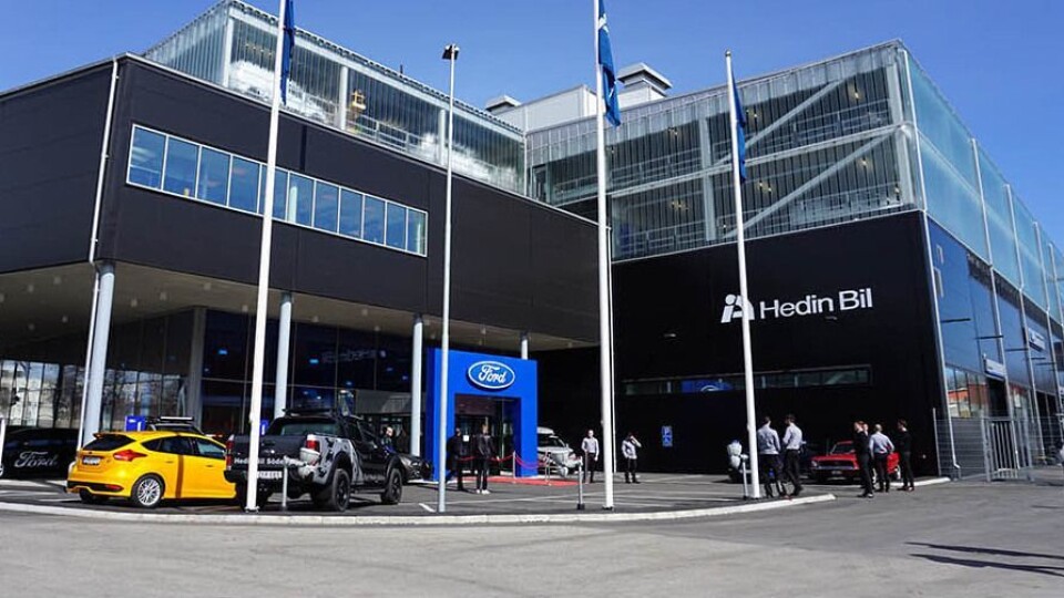 Hedin Bil selger i dag Ford fra åtte lokasjoner i Sverige.