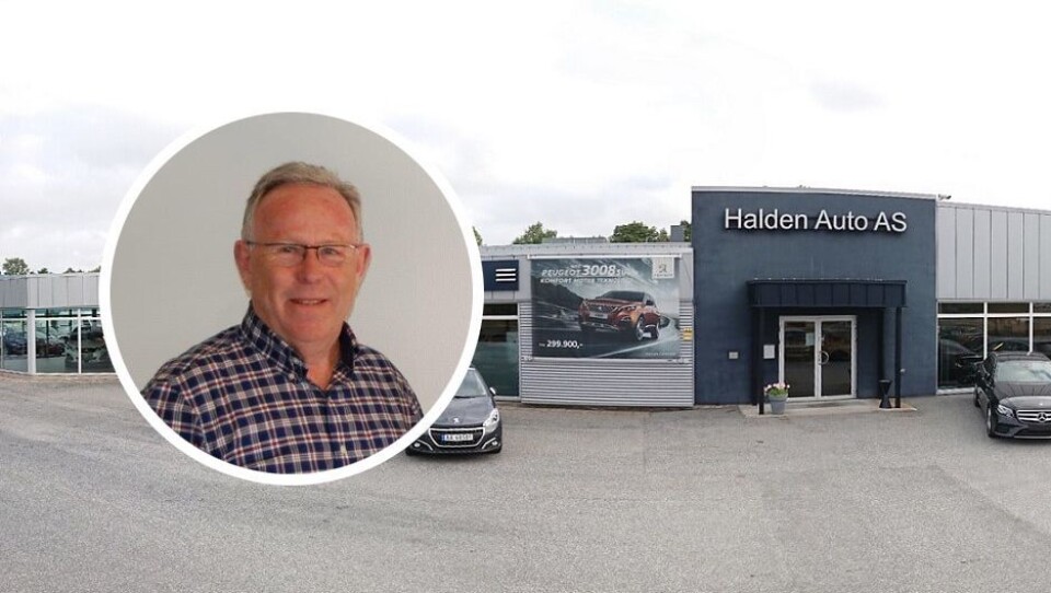 Christian Løchen, daglig leder i Halden Auto.