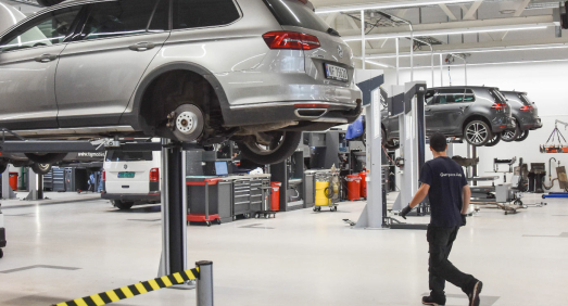 Volkswagen-forhandler gjør god erfaring med Volvos servicemarkeds-konsept