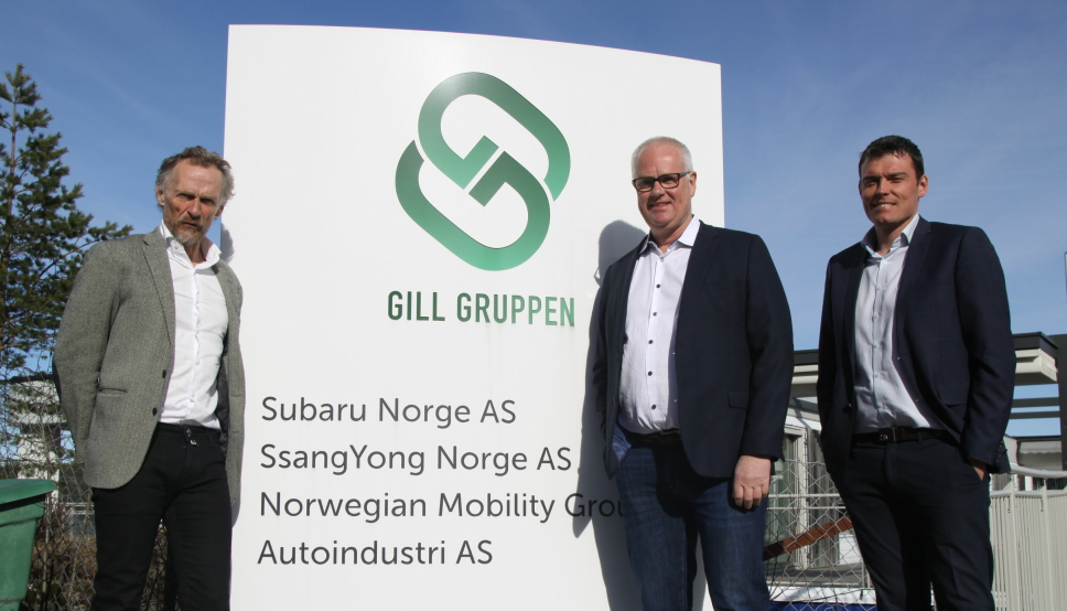 Fra venstre: Styreleder Leif Madsberg, daglig leder Jan Kåre Holmedal og finansdirektør Anders Aksnes.