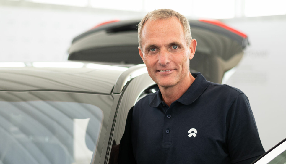 Marius Hayler er leder for den kinesiske elbil-produsenten Nios satsing i Norge.