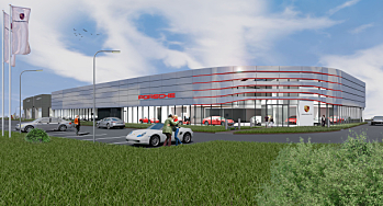 Hedin bygger Porsche-anlegg i Fredrikstad