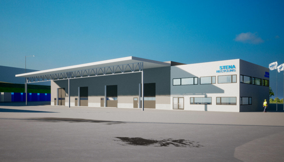 Stena Recycling planlegger å åpne det nye batterisenteret i Lillestrøm til sommeren.