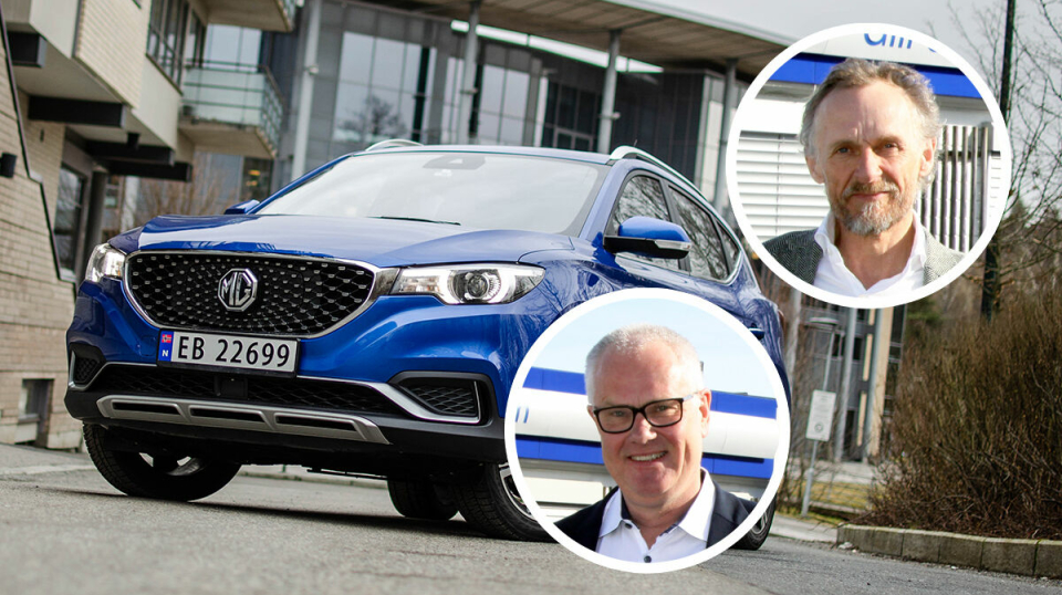 F. v.: Daglig leder i Norwegian Mobility Group, Jan Kåre Holmedal og konsernsjef i Gill Gruppen, Leif Madsberg.