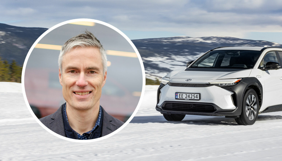Espen Olsen er informasjonssjef i Toyota Norge AS - og bZ4X er merkets mest registrerte modell i år.