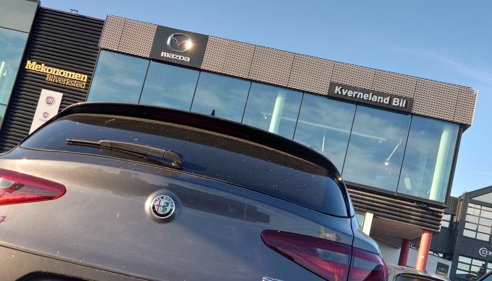 På Alnabru i Oslo har Kverneland forhandlet Alfa Romeo, Fiat og Jeep de siste fire årene. Nå er det snart slutt.