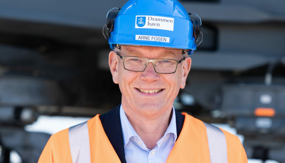 Arne Fosen er havnedirektør i Drammen Havn.