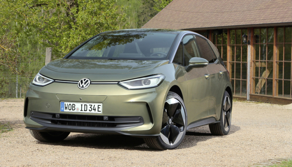 En ny innstegsmodell gjør at Volkswagen ID.3 har en startpris på under 300.000 i Norge. Merk at det ikke er bilen på bildet - Volkswagen har ikke publisert bilder av den nye «billig-modellen».
