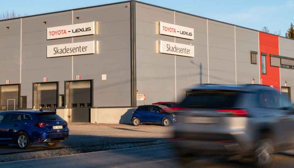 Illustrasjonsfoto, viser Baudas skadesenter på Lierskogen.